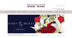 Desktop Screenshot of americandesignerflowers.net